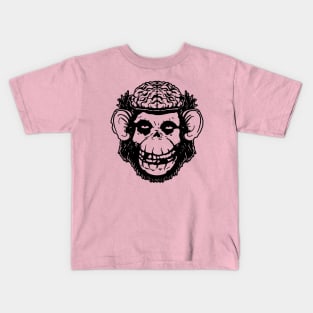 MonkeyBrains Misfits logo Kids T-Shirt
